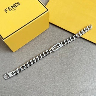 Fendi Varello FF Link Chain Bracelet