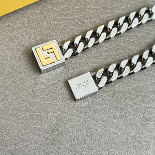 Fendi Arco FF Chain Link Bracelet