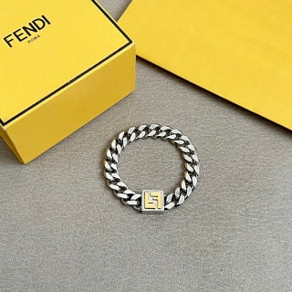 Fendi Arco FF Chain Link Bracelet