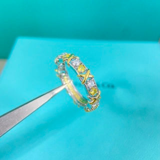 Tiffany Two-Tone Diamond Ring