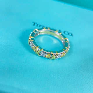 Tiffany Two-Tone Diamond Ring
