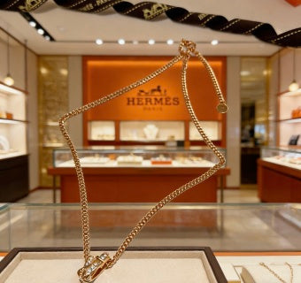 Hermès Mini Kelly Lock Pendant Necklace