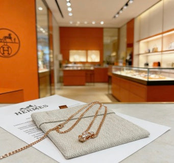 Hermès Mini Kelly Lock Pendant Necklace