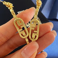 Fendi Lumiera FF Pavé Drop Earrings