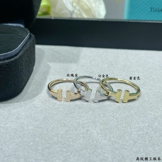 Tiffany Double T Polished Ring