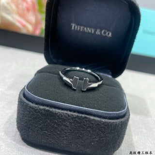 Tiffany Double T Polished Ring