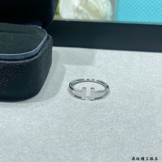 Tiffany Double T Polished Ring