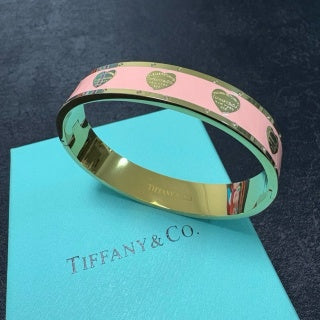 TIFFANY & CO. Diamond-Set Heart Bracelet (Medium)