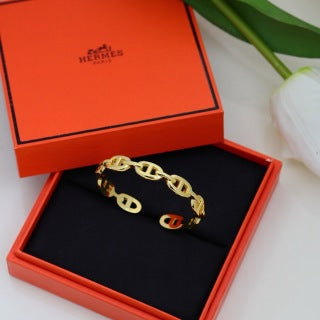 Hermès Chaine d’Ancre Link Cuff Bracelet