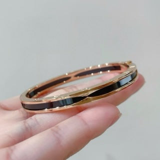 Bvlgari Minimalist Open Cuff Bracelet – Elegant Luxury Jewelry