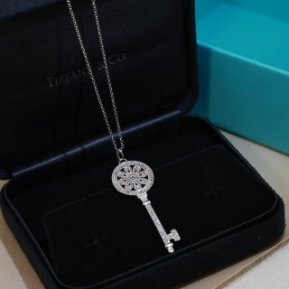 Tiffany Sunflower Key Necklace