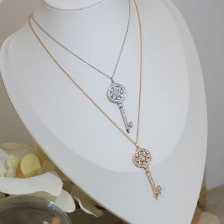 Tiffany Sunflower Key Necklace