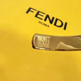 Fendi Celestia FF Pavé Open Cuff Bracelet