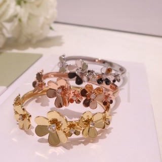 Van Cleef & Arpels Blossom Garden Floral Bangle