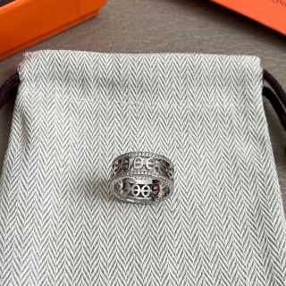 Hermès Chaine d’Ancre Pavé Link Band Ring