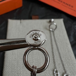 Hermès Chaine d’Ancre Long Drop Link Earrings
