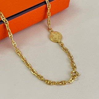 Hermès Amulette Medallion Chain Necklace