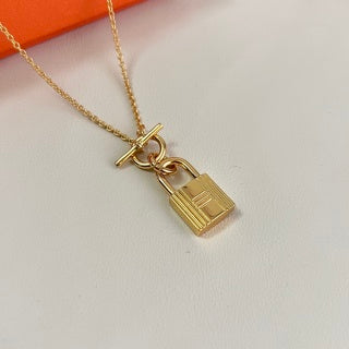 Hermès Kelly Mini Padlock Pendant Necklace