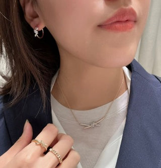 Tiffany Knot Stud Earrings