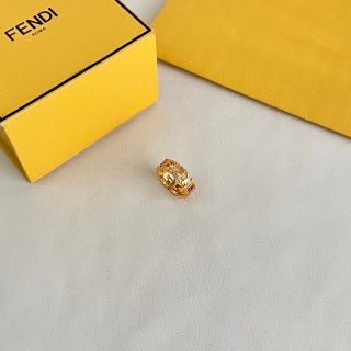 Fendi Celestia FF Pavé Statement Ring