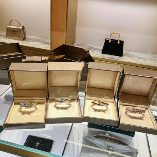 Bvlgari Geometric Crystal Cuff Bracelet – Elegant Luxury Jewelry