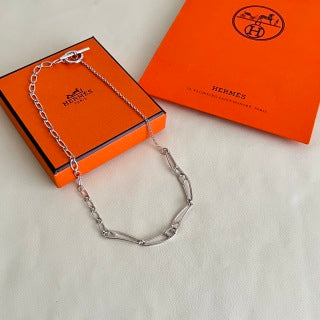 Hermès Chaine d’Ancre Sculptural Link Necklace