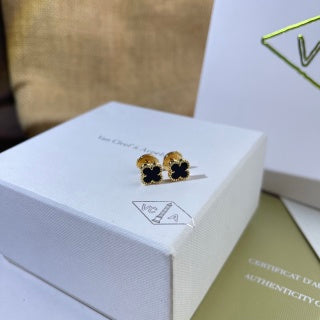 Van Cleef & Arpels Alhambra Color Harmony Clover Stud Earrings