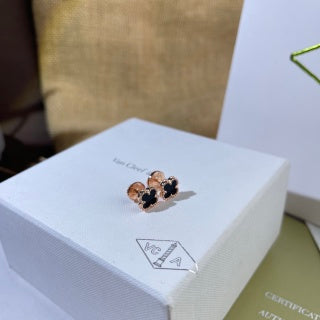Van Cleef & Arpels Alhambra Color Harmony Clover Stud Earrings