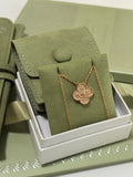 Van Cleef & Arpels Rose Gold Alhambra Floral Necklace