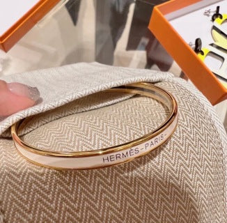 Hermès Clic H Slim Enamel Bracelet