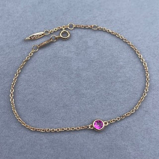 Tiffany Bubble Single-Diamond Colored Bracelet