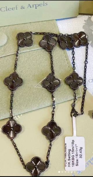 Van Cleef & Arpels Shadow Alhambra Long Necklace