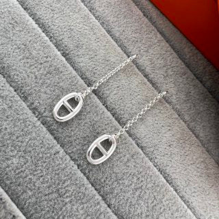 Hermès H Mini Drop Stud Earrings
