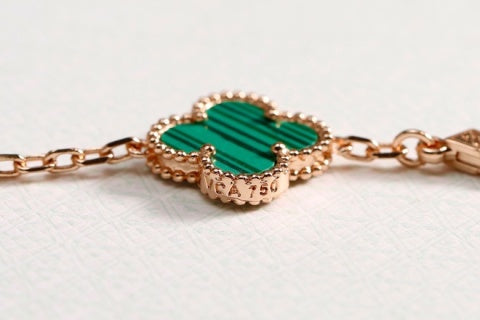 Van Cleef & Arpels Emerald Clover Garden Bracelet