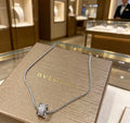 Bvlgari Crystal Geometric Pendant Necklace – Elegant Luxury Jewelry