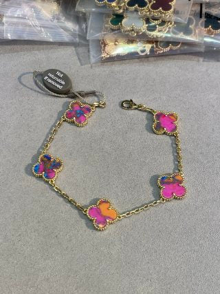 Van Cleef & Arpels Rainbow Clover Garden Bracelet