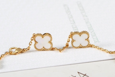 Van Cleef & Arpels Clover Symphony Chain Necklace