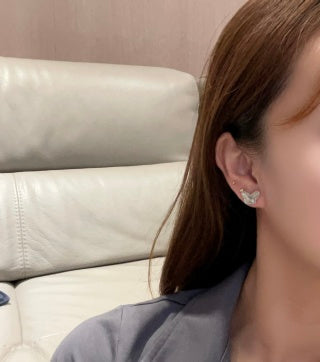 Van Cleef & Arpels Butterfly Whisper Stud Earrings