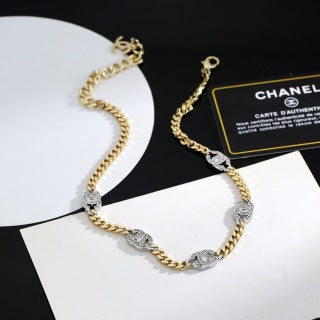 CHANEL Seraphina Dual-Tone Chain Necklace