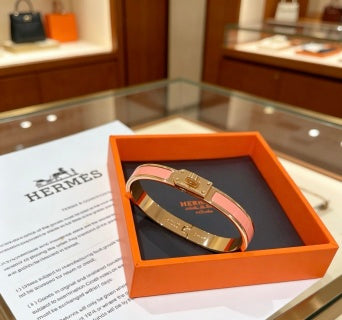Hermès Kelly Mini Lock Leather Bracelet