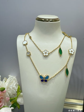 Van Cleef & Arpels Enchanted Garden Layered Necklace
