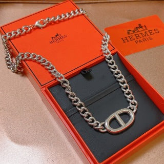 Hermès Chaine d’Ancre Double Link Necklace