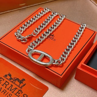 Hermès Chaine d’Ancre Double Link Necklace