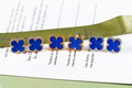 Van Cleef & Arpels Ocean Sapphire Clover Stud Earrings