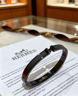 Hermès H D’Ancre Slim Cuff Bracelet