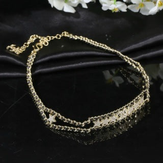 CHANEL Isolde Diamond Accent Chain Choker