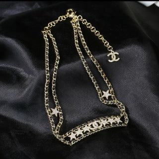 CHANEL Isolde Diamond Accent Chain Choker