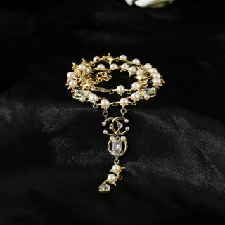 CHANEL Rosamond Pearl Garden Pendant Necklace