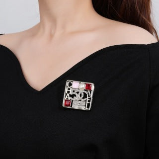 CHANEL Camille Heritage Emblem Brooch