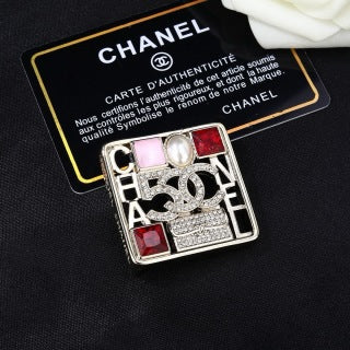 CHANEL Camille Heritage Emblem Brooch